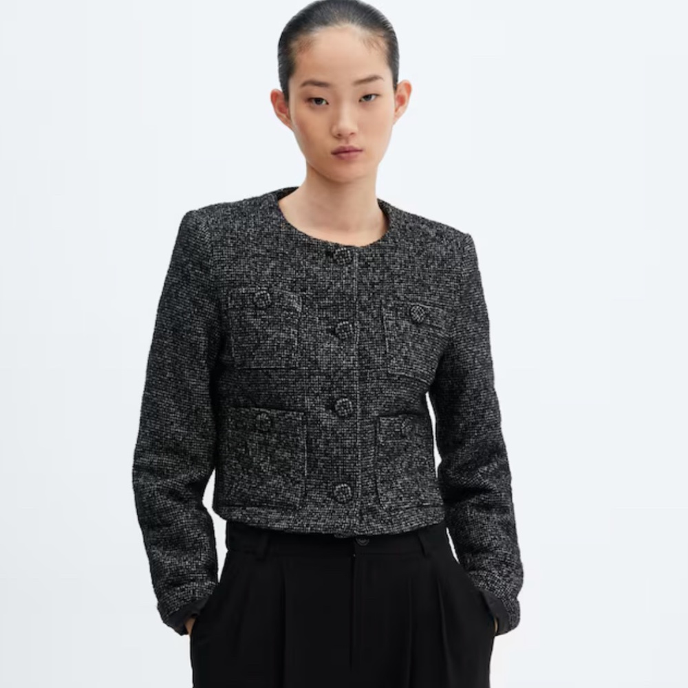 POCKET TWEED JACKET - Picture 2 of 4